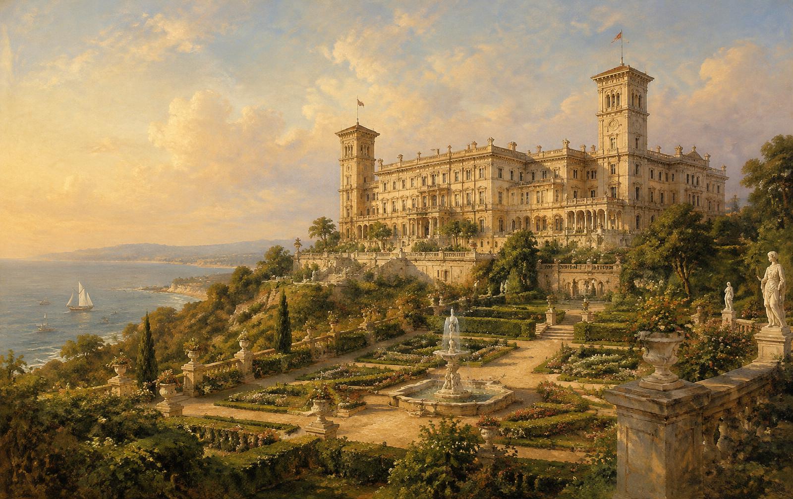 Osborne House on the Isle of Wight, where Queen Victoria received Lord Roberts in 1901